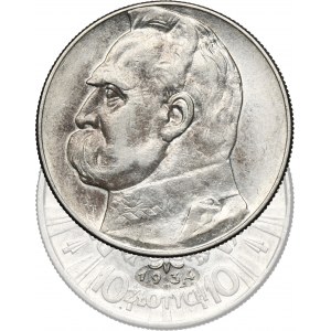 Piłsudski, 10 złotych 1934 - RZADSZE