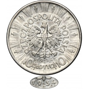 Piłsudski, 10 złotych 1934 - RZADSZE