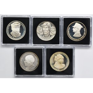 Zestaw, 100 złotych 1974-1981 (5 szt.)