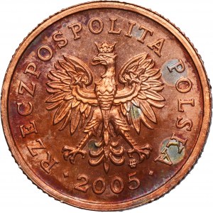 PRÓBA BRĄZ, 5 groszy 2005 - BARDZO RZADKIE