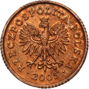 PRÓBA BRĄZ, 10 groszy 2005 - BARDZO RZADKIE