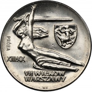 PRÓBA NIKIEL, 10 złotych 1965 VII Wieków Warszawy