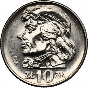 PRÓBA NIKIEL, 10 złotych 1966 Tadeusz Kościuszko