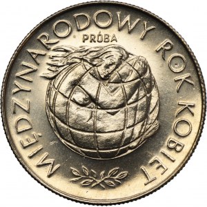 PRÓBA NIKIEL, 20 złotych 1975 Międzynarodowy Rok Kobiet