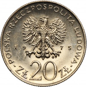 PRÓBA NIKIEL, 20 złotych 1975 Międzynarodowy Rok Kobiet