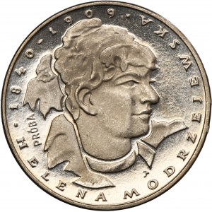 ÉCHANTILLON DE NICHOLS, 100 or 1975 Helena Modrzejewska