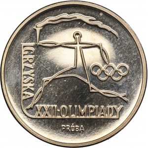 ÉCHANTILLON DE NICHOLS, 100 or 1980 Jeux de la XXIIe Olympiade