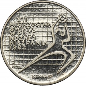 PRÓBA NIKIEL, 200 złotych 1982 XII Mistrzostwa Świata w Piłce Nożnej