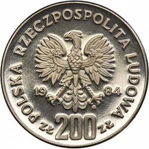 PRÓBA NIKIEL, 200 złotych 1984 Los Angeles