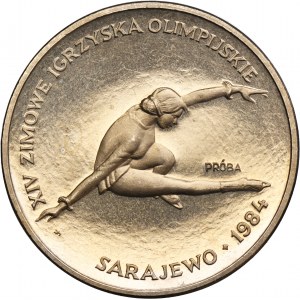 PRÓBA NIKIEL, 200 złotych 1984 Sarajewo
