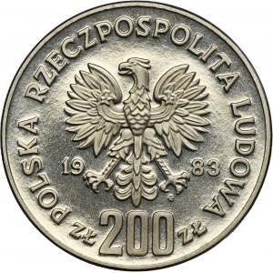 PRÓBA NIKIEL, 200 złotych 1983 300 lat Odsieczy Wiedeńskiej