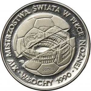 PRÓBA NIKIEL, 500 złotych 1988 XIV Mistrzostwa Świata w Piłce Nożnej - Włochy 1990