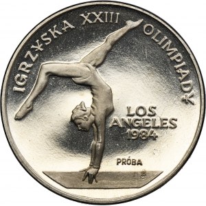 PRÓBA NIKIEL, 500 złotych 1983 Olimpiada w Los Angeles