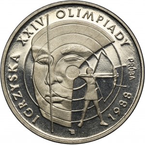 SAMPLE NIKIEL, 1,000 gold 1987 Games of the XXIV Olympiad 1988
