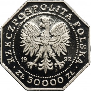 PRÓBA NIKIEL, 50.000 złotych 1992 200 lat orderu Virtuti Militari