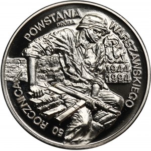PRÓBA NIKIEL, 100.000 złotych 1994 50. rocznica Powstania Warszawskiego