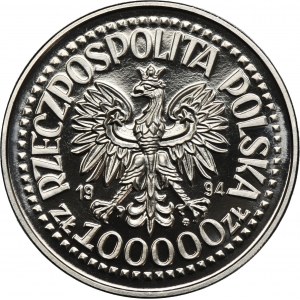 PRÓBA NIKIEL, 100.000 złotych 1994 50. rocznica Powstania Warszawskiego