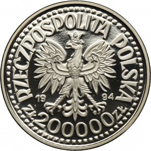 PRÓBA NIKIEL, 200.000 złotych 1994 75 lat Związku Inwalidów Wojennych RP