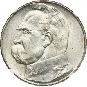 Piłsudski, 10 zloty 1938 - NGC MS62