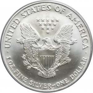 USA, 1 Philadelphia Dollar 2001 - Walking Liberty - PCGS WTC Ground Zero