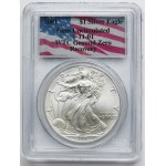 USA, 1 Philadelphia Dollar 2001 - Walking Liberty - PCGS WTC Ground Zero