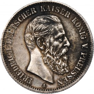 Germany, Kingdom of Prussia, Friedrich III, 2 Mark Berlin 1888 A