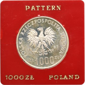 PRÓBA, 1.000 złotych 1987 Miasto Wrocław - WRATISLAVIA