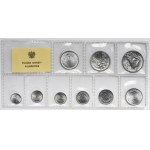 Zestaw, Polskie Monety Aluminiowe 1949-1976 (9 szt.) - RYBAK Z TRAWKĄ
