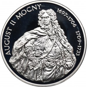 10 złotych 2005 August II Mocny, półpostać