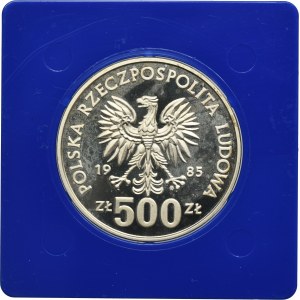 500 złotych 1985 Ochrona Środowiska Wiewiórka