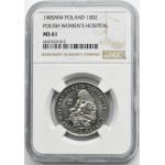 100 złotych 1985 Centrum Zdrowia Matki Polki - NGC MS61