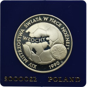 20.000 złotych 1989 Mistrzostwa Świata w piłce nożnej Włochy 1990