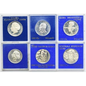 Zestaw, 50 złotych i 100 złotych (6 szt.)