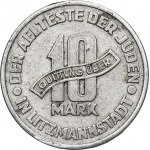 Ghetto Litzmannstadt, 10 mark 1943 Al - with certificate