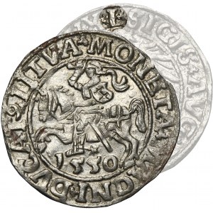 Sigismund II August, 1/2 Groschen Vilnius 1550 - L/LITVA - RARE