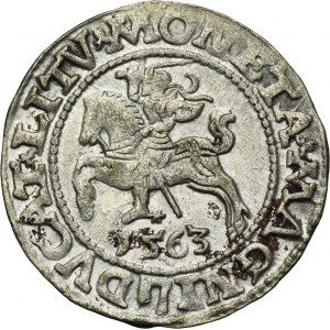Sigismund II Augustus, 1/2 Groschen Vilnius 1563 - LI/LITV