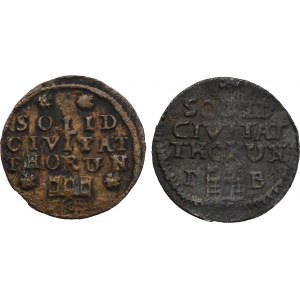 Set, Augustus of Poland, Schilling Thorn 1761 (2 pcs.)