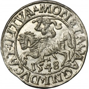Sigismund II August, 1/2 Groschen Vilnius 1548 - LI/LITVA