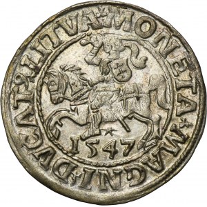 Sigismund II August, 1/2 Groschen Vilnius 1547 - LI/LITVA