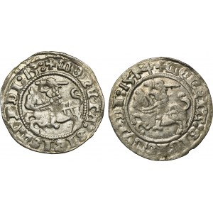Set, Sigismund I the Old, 1/2 Groschen Vilnius 1513 and 1514 (2 pcs.)