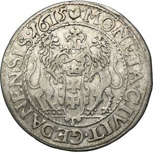 Sigismund III Vasa, 1/4 Thaler Danzig 1615 RARE