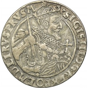 Sigismund III Vasa, 1/4 Thaler Bromberg 1623 - PRVS M