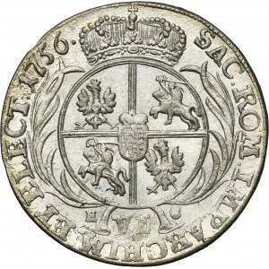 Augustus III of Poland, 6 Groschen 1756 EC