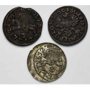 Set, John II Casimir, Schilling (3 pcs.)