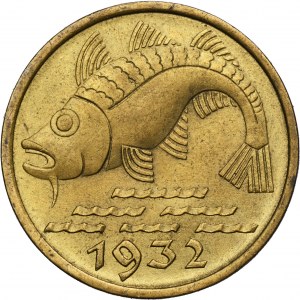 Free City of Danzig, 10 pfennig 1932