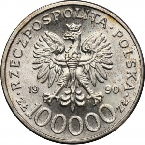 100.000 złotych 1990 Solidarność - TYP C