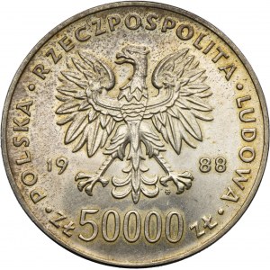 50.000 złotych 1988 Piłsudski
