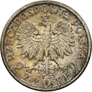 Głowa Kobiety, 2 złote 1932