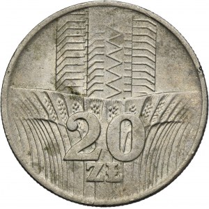 20 złotych 1973 Wieżowiec i kłosy - SOLIDARNOŚĆ WALCZĄCA