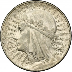 Głowa Kobiety, 10 złotych Warszawa 1932